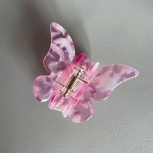 Butterfly Hair Claw (Pink)